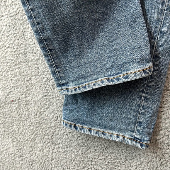 NUDIE JEANS Mens Grim Tim Joshua Sun 34 x 34 Slim Straight Organic Button Fly - Picture 8 of 13